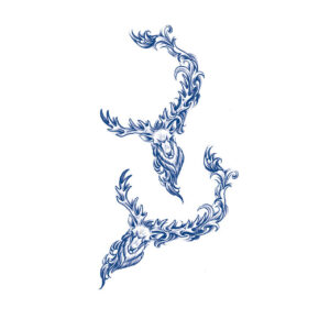 Floral Stag Elegance