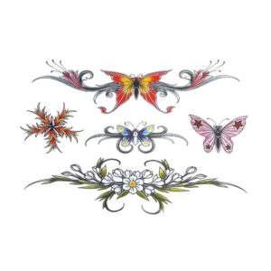 Floral and Butterfly Charm